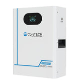 CoreTech 25.6V 100Ah Wall-Mounted LiFePO₄ Battery – 2.56kWh Energy Storage with WiFi, Touchscreen & BMS (ESBOX36S)
