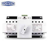 TOMZN TOQ3 4P-63A & 125A AC Three Phase Din Rail 220V Dual Power Automatic Transfer Switch ATS