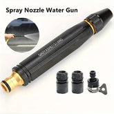 Portable Metal Spray Gun Nozzel Nipple Type Direct Spray Water Gun Household Water Pipe Hose Nozzle Motorcycle