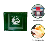 Fire Stop Sticker for DB Box Fire Extinguisher
