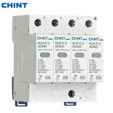 Chint SPD | 4-Pole 440V AC Surge Protection Device for Lightning & Overvoltage Protection | DIN Rail Mount