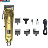 DINGLING RF-1982 Professional Electric All Metal Hair Clipper Powerful Cordless Hair Trimmer Barber