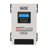 SIMTEK 100A Hybrid MPPT Solar Charge Controller with DC load Auto detection 12V/24V