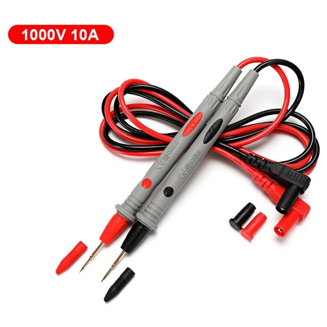 1 Pair Universal Digital Multimeter Fine Tip Lead Probe Pen 1000V 10A  High Quality Meter Wire