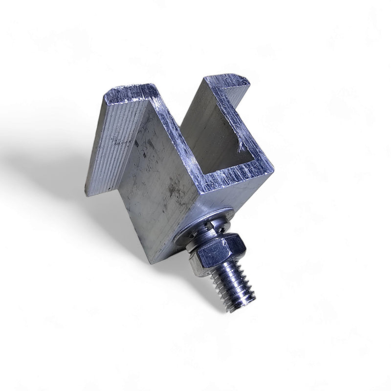 Aluminum Mid Clamp with SS Nut and Bolt for Solar Mount