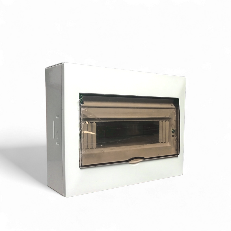 JVCO 18/14/11 Way Pure ABS and Smoke Glass Metal Base DP Box Premiume Quality Distribution Box