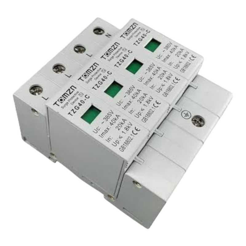 Tomzn 3 phase SPD 4pole House Surge Protector Device