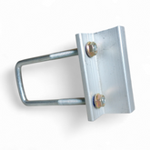 Solar End Clamp with U-Bolt – Aluminum Clamp With Galvanized Iron Mounting Bracket for PV Panels