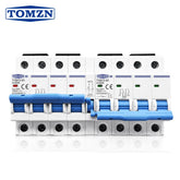 Tomzn TOB7Z-63 4P+4P 63A DC MTS Dual Power Manual Transfer Switch Circuit breaker for PV system