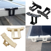 Solar Panel Plastic Water Drain Clips 30mm-35mm-40mm PV Module Water Drain Clip Cleaning Clips