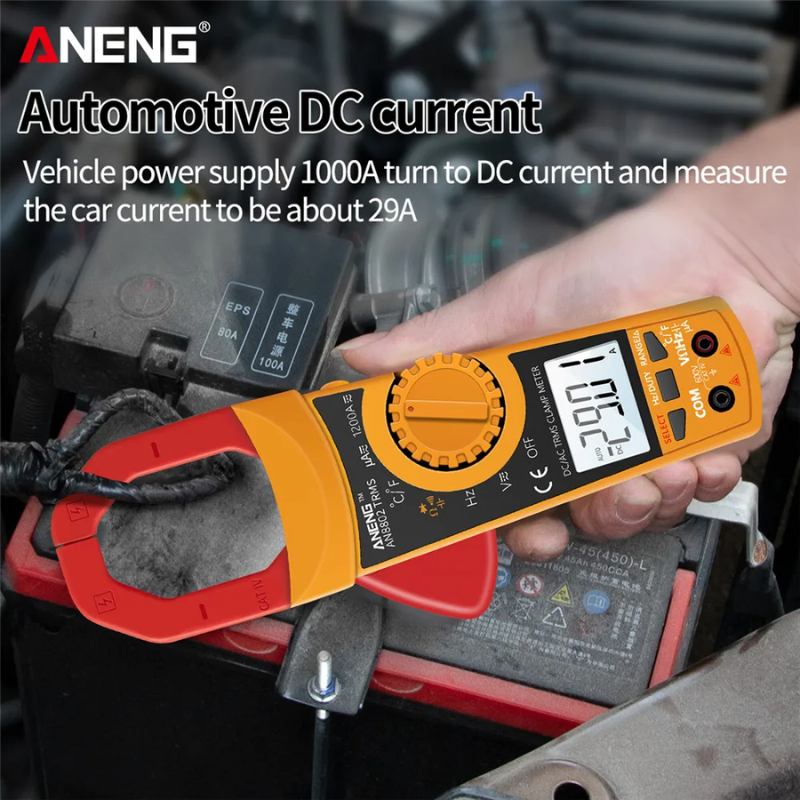 ANENG AN8802 Digital Smart Multimeter 1200A True RMS Clamp Meters AC/DC Current Tester Electric Ampere Frequency Voltmeter  Tool
