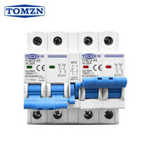 Tomzn TOB7Z-63 2P+2P 63A DC MTS Dual Power Manual Transfer Switch Circuit Breaker for PV System