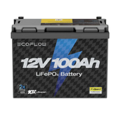 EcoFlow 12V 100Ah LiFePO4 Lithium Battery – Long-Life 1280Wh Deep Cycle Power Solution