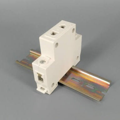 2 Pin Plug 35mm DIN Rail Mount AC Power Socket