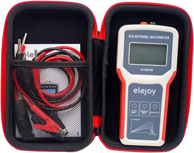 ELEJOY EY800W LCD MPPT solar panel multimeter smart current tester voltage tester digital power PV meter 800w