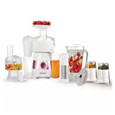 WestPoint WF-4806 Deluxe Food Processor White Unbreakable Polycarbonate Material with Official Warranty