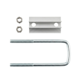 Solar Mid Clamp with U-Bolt – Aluminum Clamp With Galvanized Iron Mounting Bracket for PV Panels