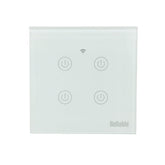 Reliable Electric 4 Gang Smart WiFi Touch Wall Switch | App & Voice Control