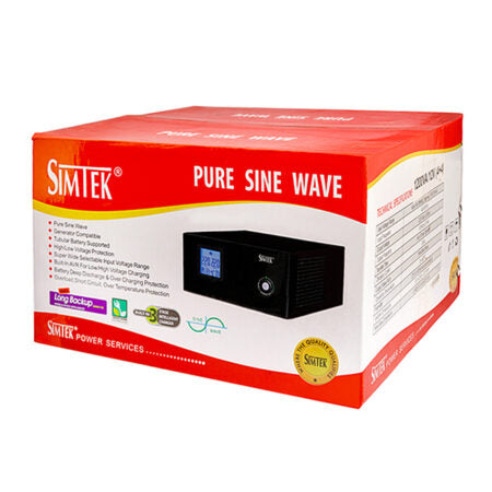 Simtek Pure Sine Wave UPS/Inverter 8 Fans & 8 Lights 2000VA – 1200Watts 24v DC – 1 Year Warranty