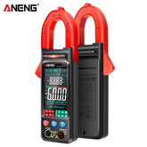 ANENG ST212 Digital Clamp Meter 6000 Counts DC/AC Current 400A Amp Multimeter Large Color Screen Voltage Tester Car Hz NCV Ohm