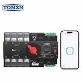 Tomzn TOQ7e 4P 125A WiFi Automatic Transfer Switch ATS | 3 Phase AC Dual Power DIN Rail 220V