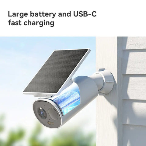 IMOU K9DCP-3T0WE-V2 Cell 3C Wireless Security Camera with Battery & Solar Panel – 5000mAh, USB-C Fast Charging, Color Night Vision
