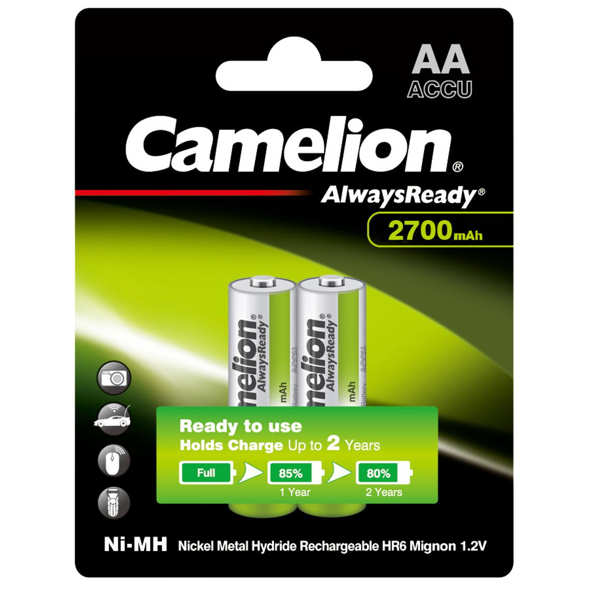 Camelion AA 1.2V Rechargeable Cell (Pack of 2)