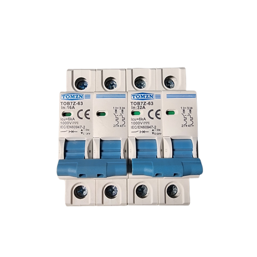 Tomzn 2P DC 1000V Solar Mini Circuit Breaker 16A, 20A, 32A, 63A