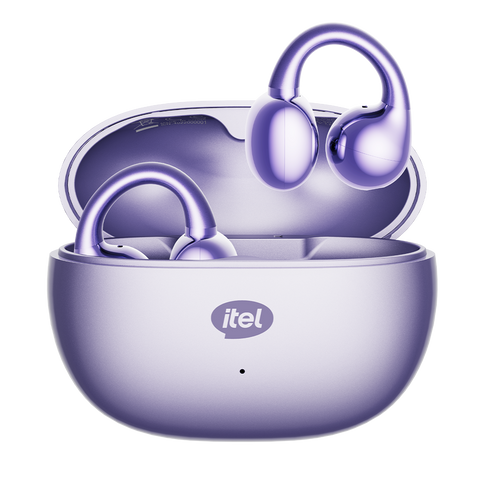 itel Buds Fit5 Open-Ear Wireless Earbuds – Bluetooth 5.4, 32H Playtime, AI Noise Cancellation, IPX4