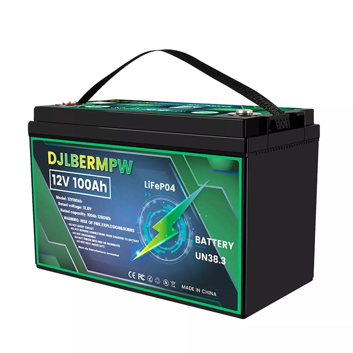 DJDC Dongjin 12 100Ah Lithium-Ion LiFePO4 Deep Cycle battery