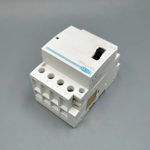 Tomzn TOCT1-63M 4P 63A 2NC 2NO 220V Din rail ac Modular contactor Tomzn Contactor