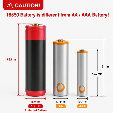 SOGO 18650 3.7V Rechargeable Lithium Battery Cell – High Performance Li-ion Cell (Pack of 2)