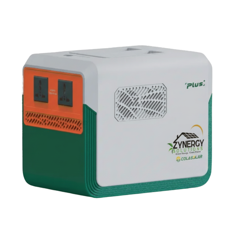 Zynergy ColaSolar Cola 1000 Pro – 500W Portable Solar Inverter with 1000Wh Built-In Lithium Battery