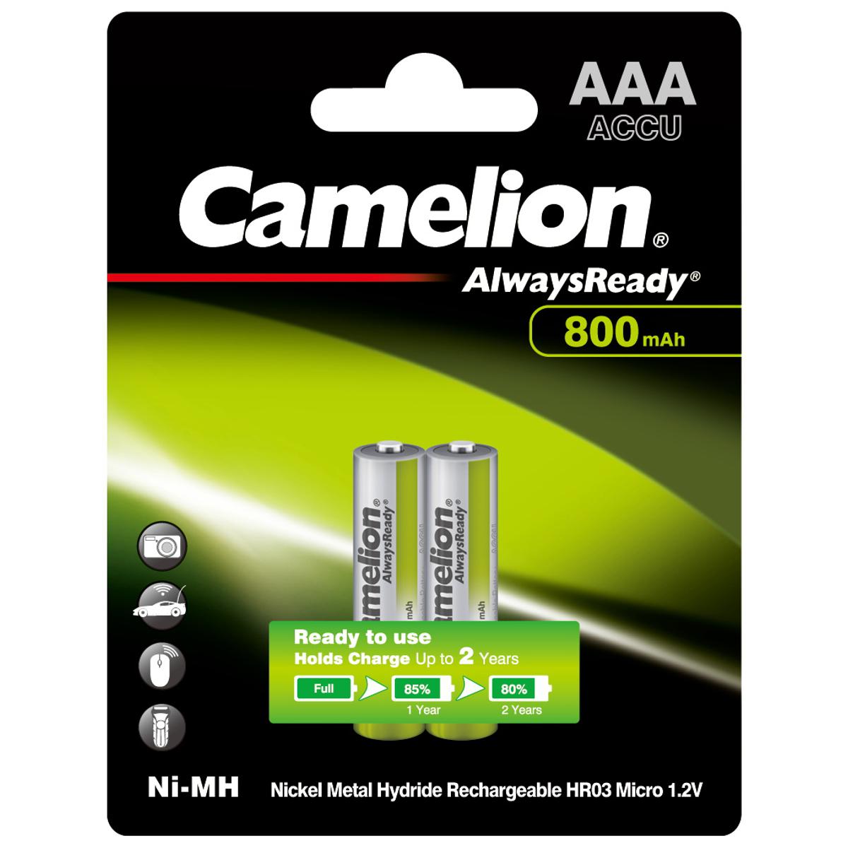 Camelion AAA 1.2V Rechargeable Cell (Pack of 2)