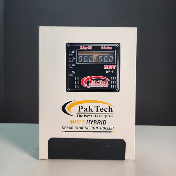 Pak Tech 65A Mppt Solar Charge Controller 12/24V and 1000W / 2000W Solar capacity