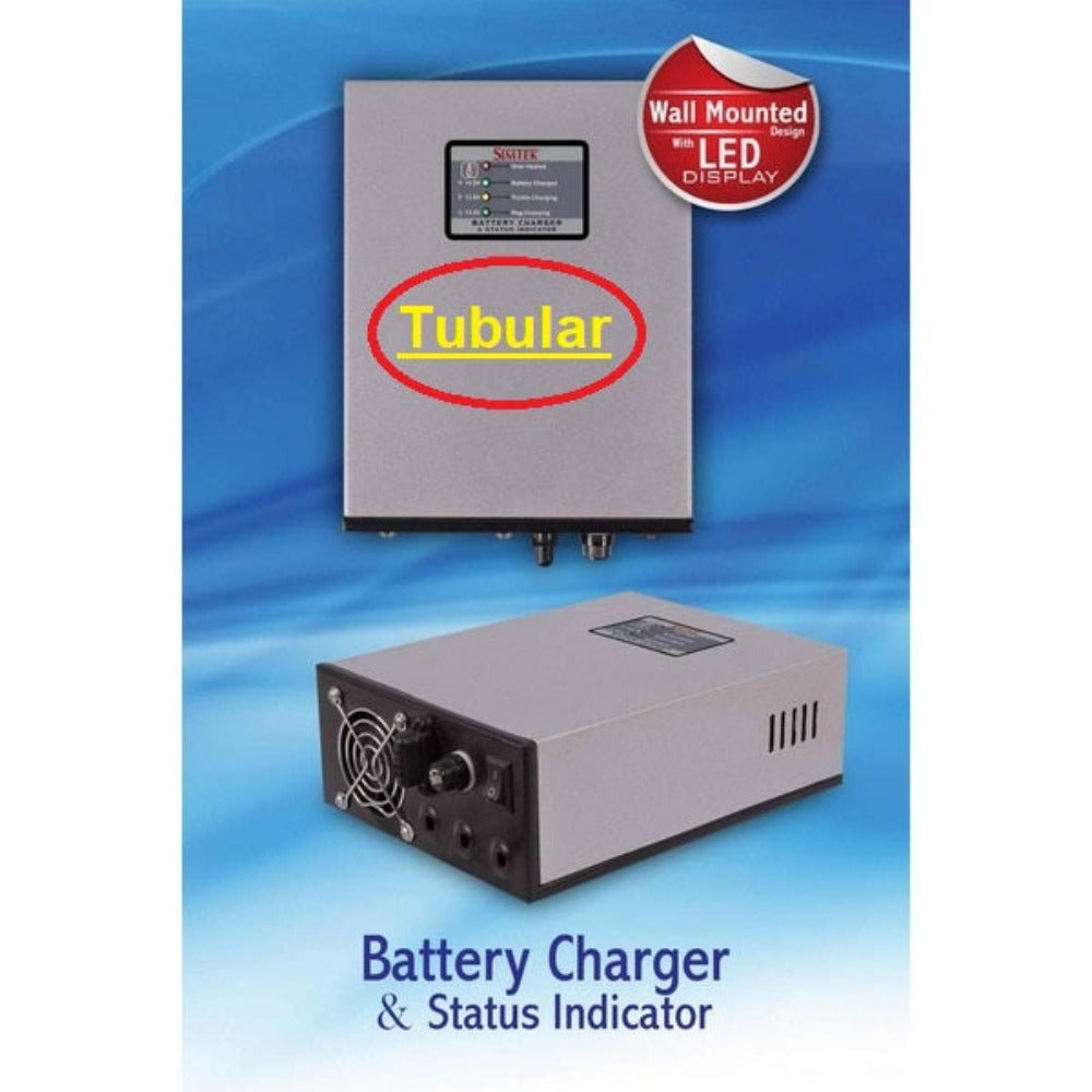 Simtek 12V 20AMP Automatic Battery Charger (Tubular)