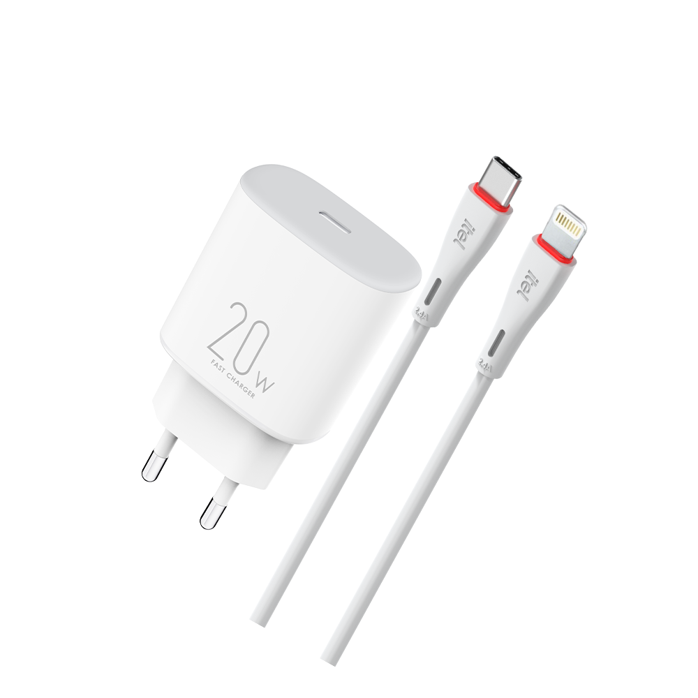 itel ChargerPulse 20W Fast Charger ICW-202E | Type-C to Lightning