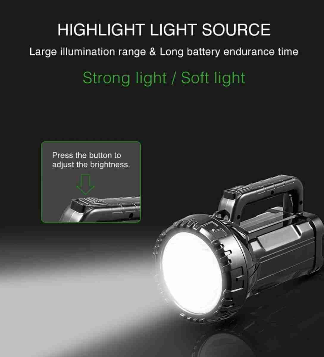 Duration Power P-7045B Rechargeable Search Light