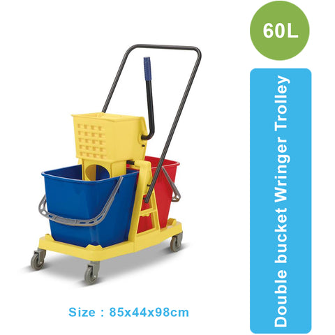 Double Sided Wringer Mop Bucket