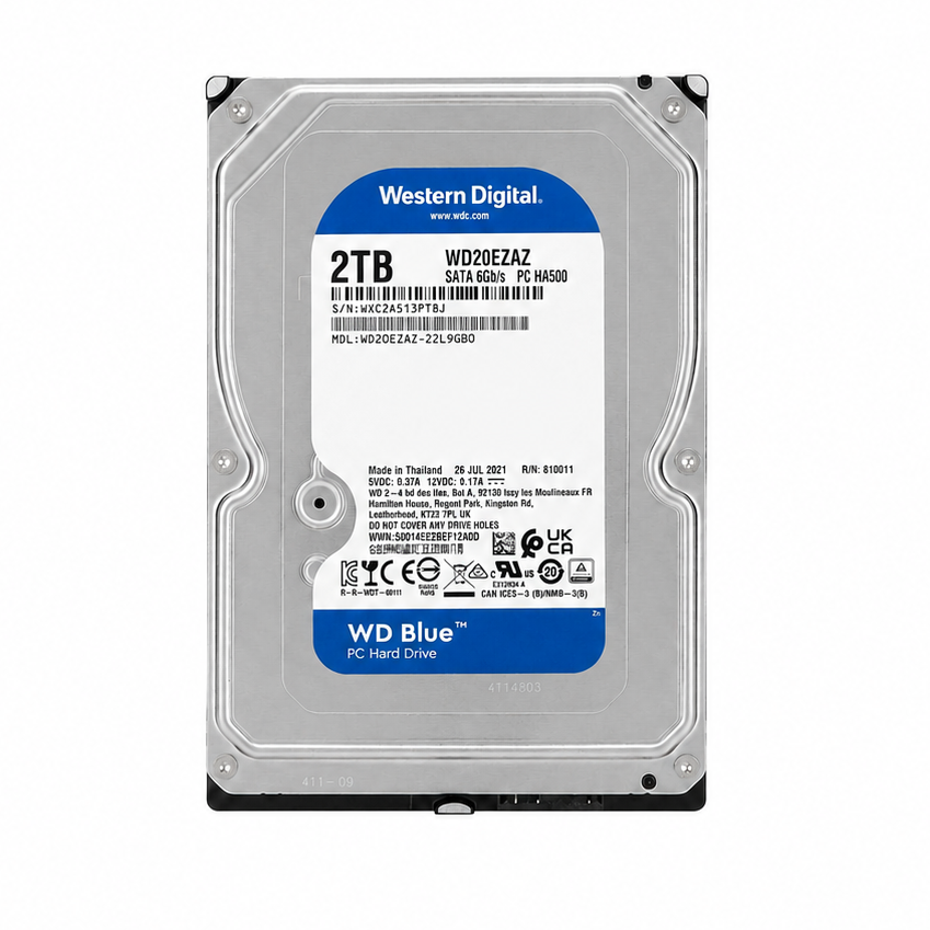 2TB Refurbished Surveillance Hard Drive – 3.5 SATA Internal HDD for CCTV DVR & NVR