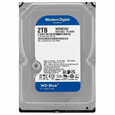 2TB Refurbished Internal Hard Drive (HDD) – SATA 3.5 Desktop Storage Drive