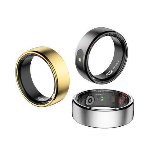 itel Ring 2 Smart Ring – Touch Control, 10 ATM Waterproof, 24H Health Monitoring, Premium Metal Design