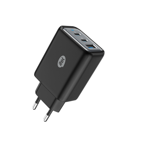 itel ChargerPulse ICW-652E | 65W Triple-Port GaN Fast Charger with PD & QC Support