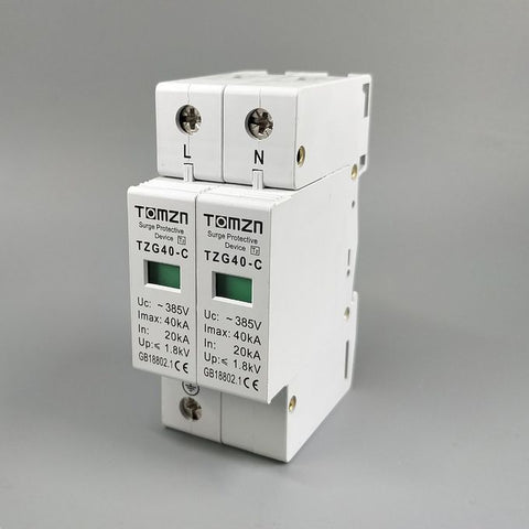 TOMZN TZG40-C 2P AC SPD House Surge Protector