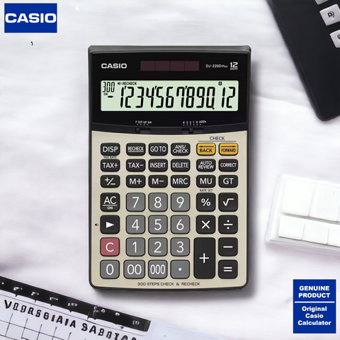 Casio DJ-220D Plus Calculator Original