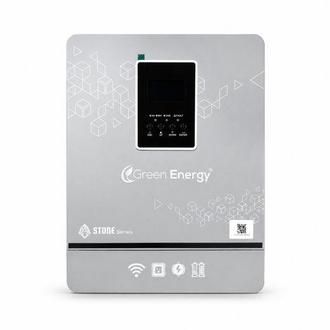 Green Energy Stone Series 2KW PV3200 Hybrid Solar Inverter IP21 | Pure Sine Wave Off-Grid UPS