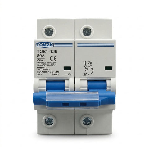 Tomzn 2P AC C Type MCB Circuit Breaker