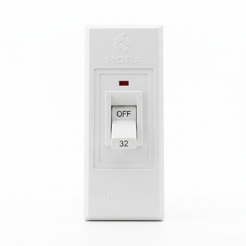 MORA Safety Breaker 1P+1E 250V Circuit Breaker | 50/60Hz Protection (10A, 15A, 20A, 32A, 40A)