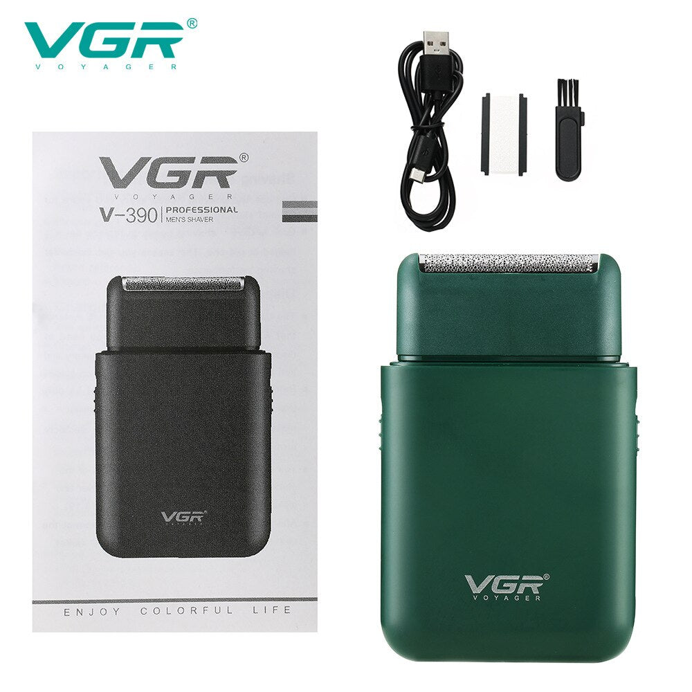 VGR V-390 ELECTRIC SHAVER-V-390 PORTABLE MEN'S ELECTRIC SHAVER