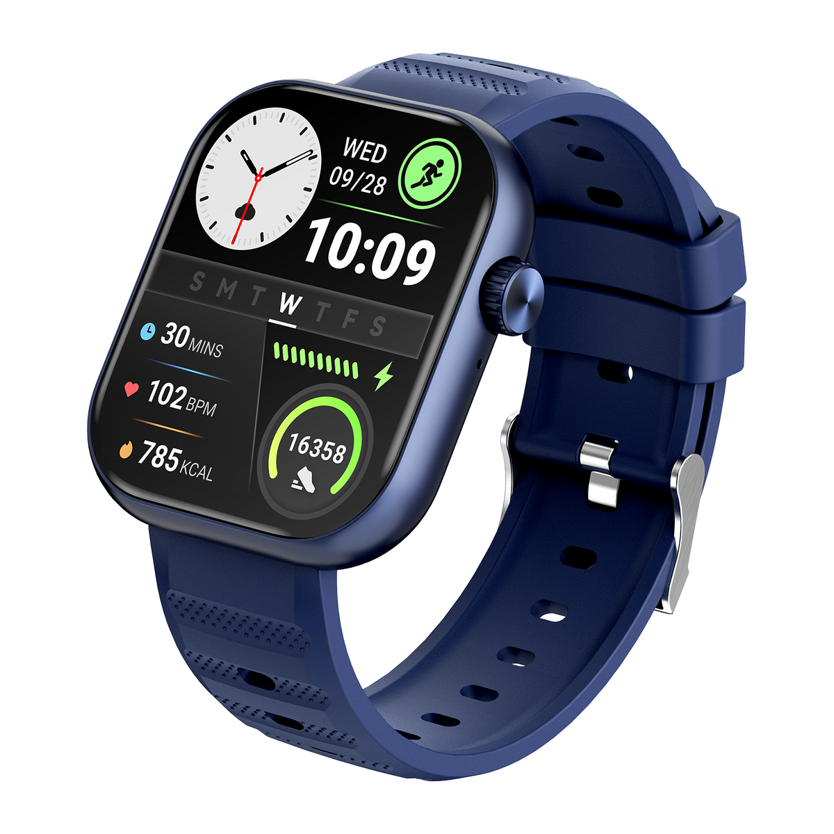 Itel O20 Smartwatch with Bluetooth Calling – 2.04″ HD Display, AI Watch Faces, SpO₂ & Heart Rate Monitor, IP68 Waterproof